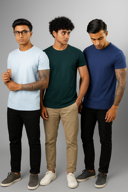 Essentials Trio Pack (Green/Blue/SkyBlue)