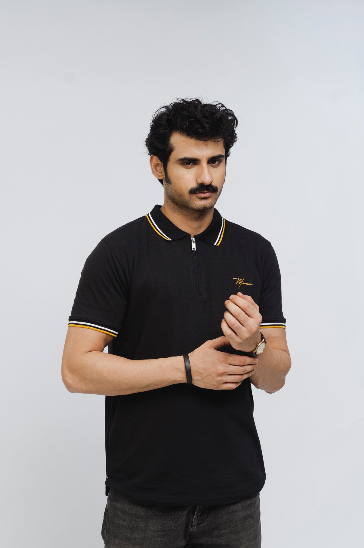 Zénzip Polo Signature Stretch (Black)