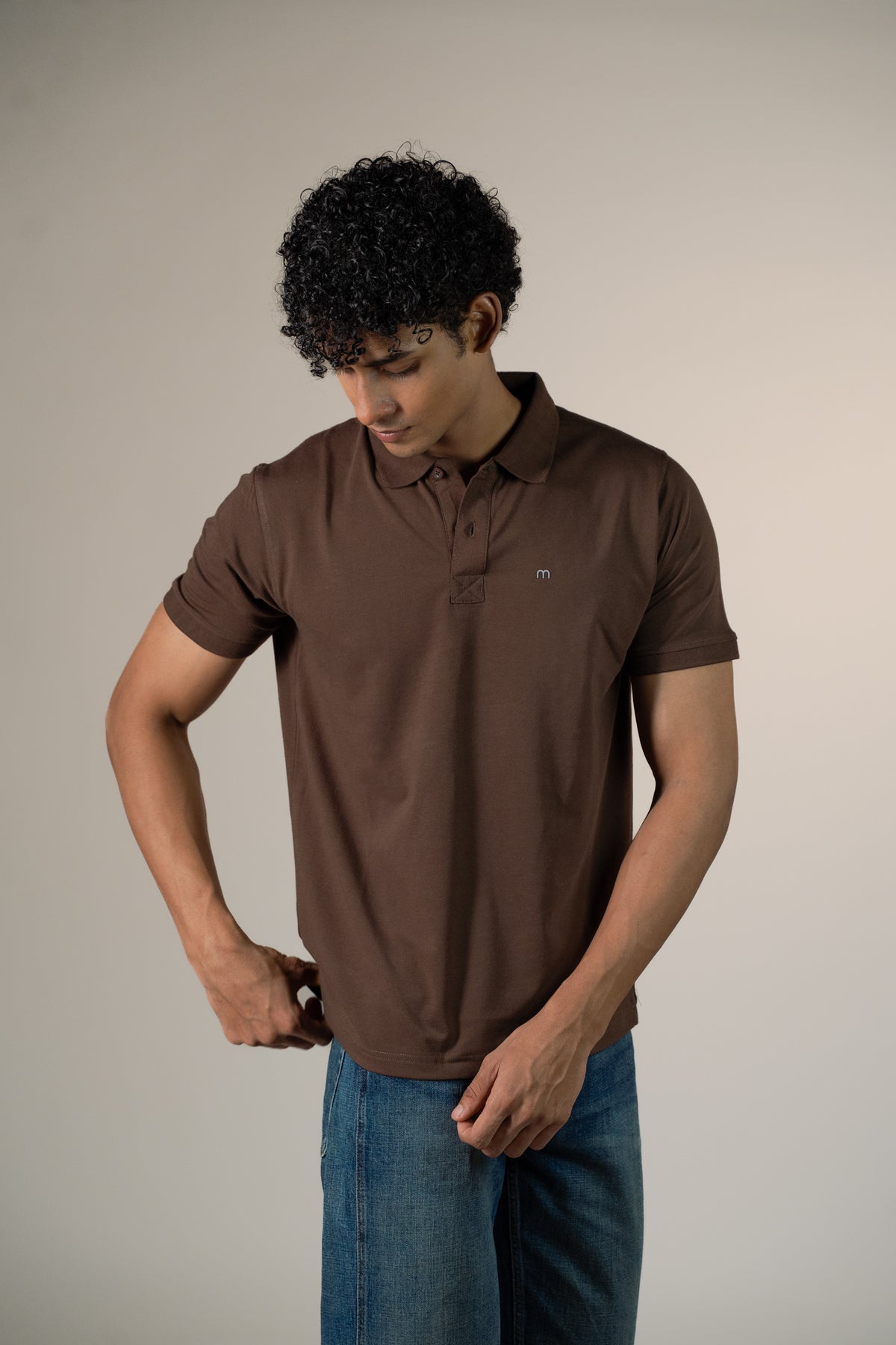 Luxe Stretch Prism-M : Mocha Brown