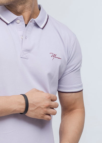 Buttonaire Polo Signature Stretch (Lilac)