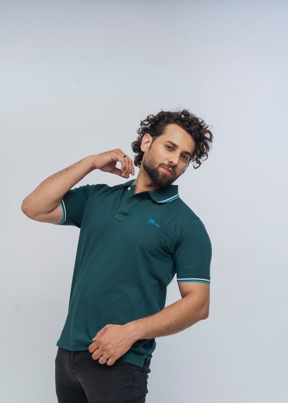 Buttonaire Polo Signature Stretch (Green)
