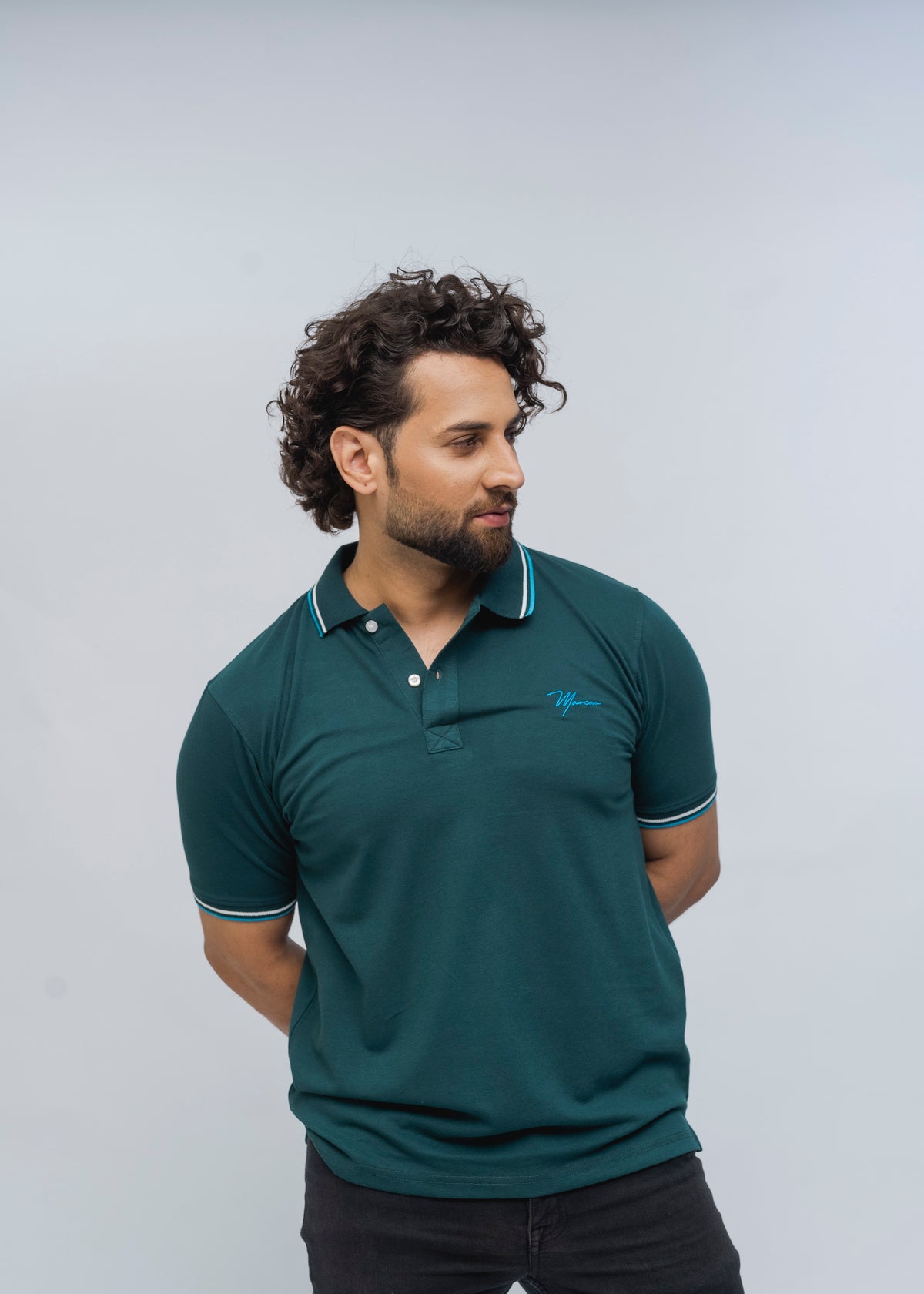 Buttonaire Polo Signature Stretch (Green)