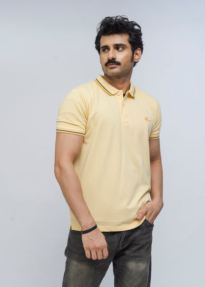 Buttonaire Polo Signature Stretch (Lemon)
