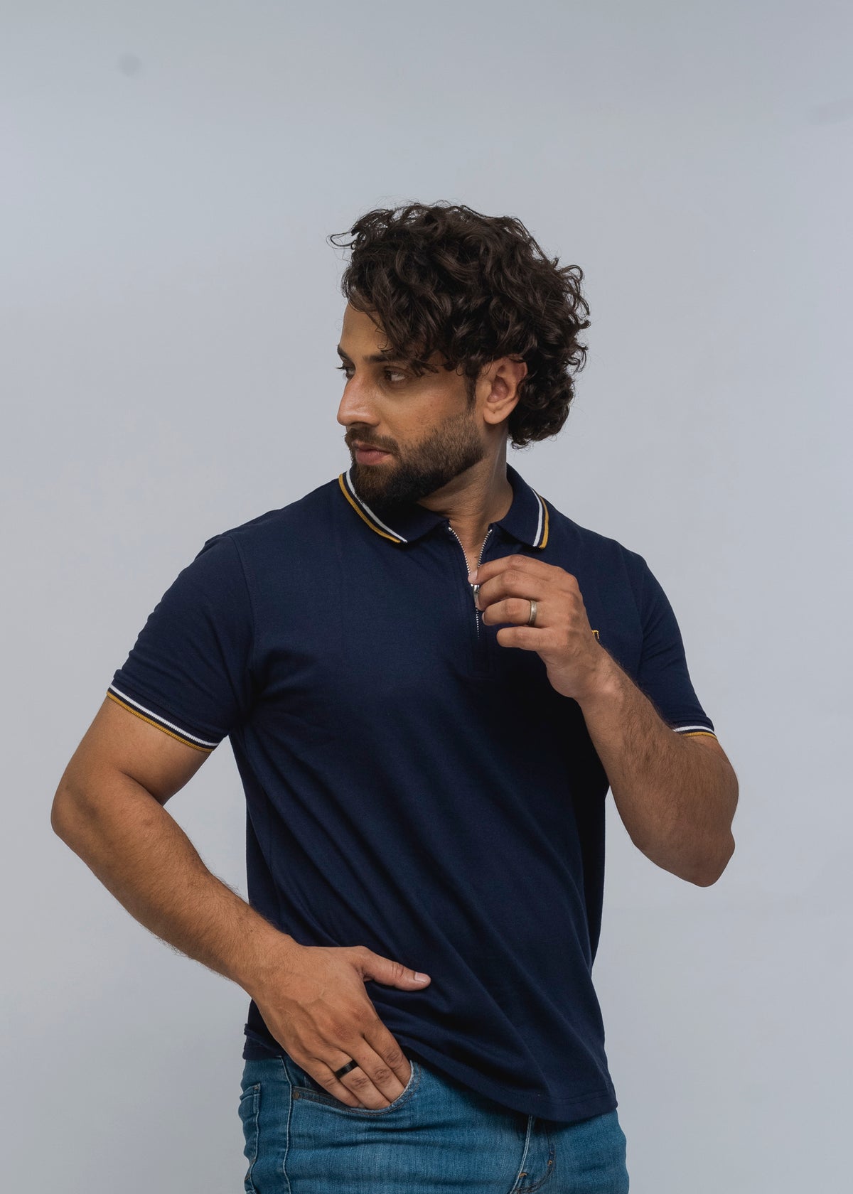 Zénzip Polo M Stretch Polo (Navy)