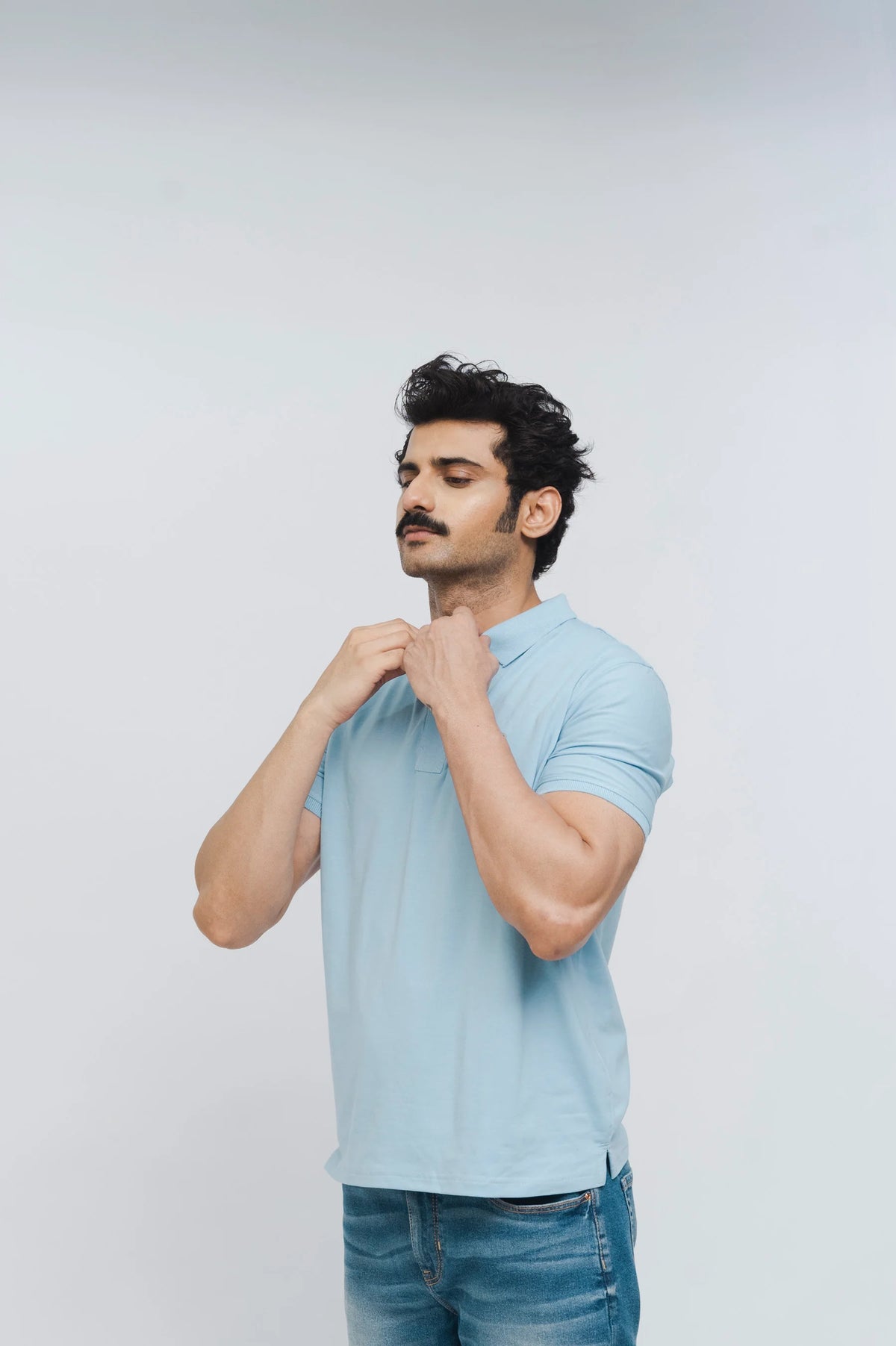 Marcar LuxeStretch  Polo (Sky)