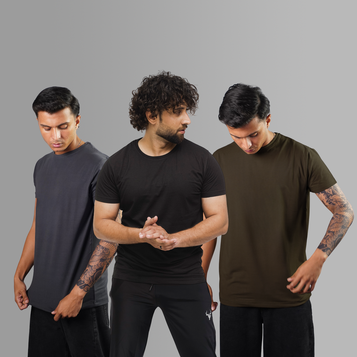 Essentials Trio Pack (Black/Grey/Mocha)